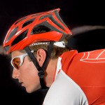 Specialized Bike helmet being tested in MIT wind tunnel