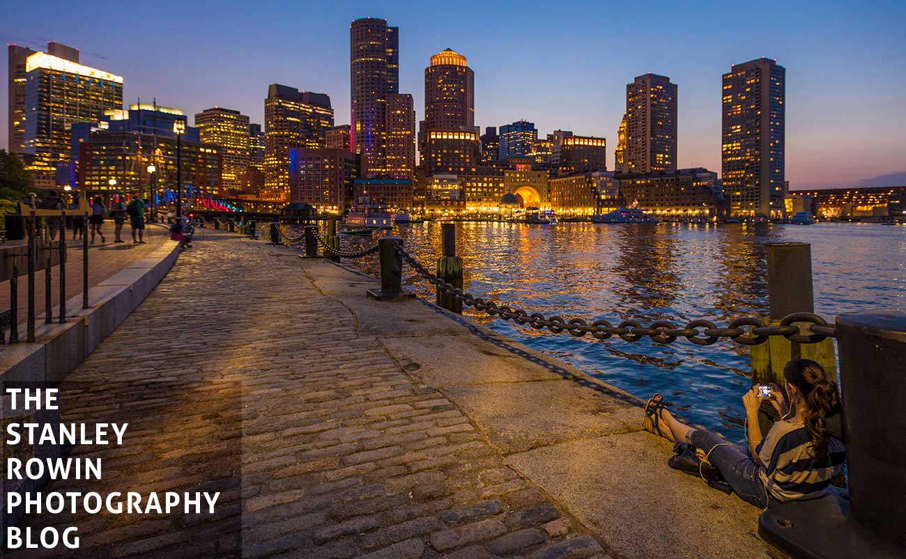 Boston Waterfront at Night
