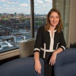 Jessica Sclafani, director of retirement practice at Cerulli Associates photographed for Pension and Investment Magazine