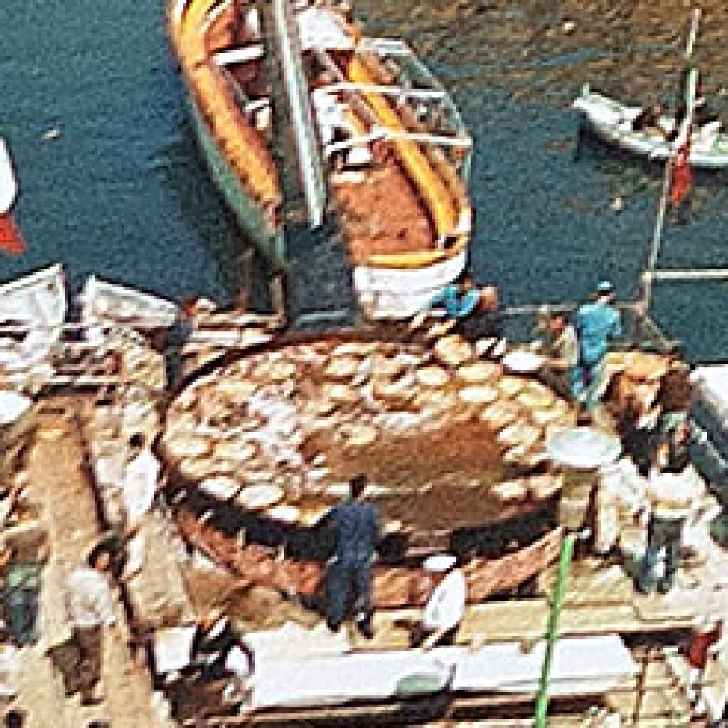 Giant Frying Pan, used annually in Camogli, Italy