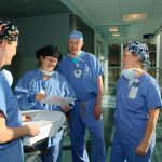 Surgical nurses after surgery