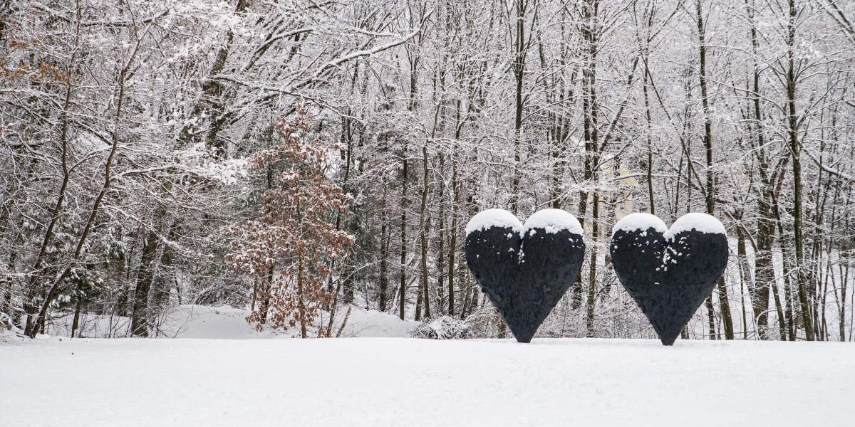 2 Hearts Out In The Snow